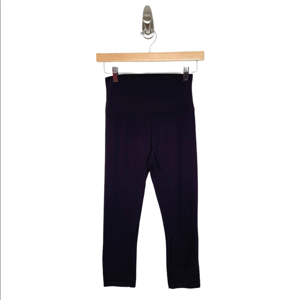 lululemon | Align Crop *21" Black Currant 4